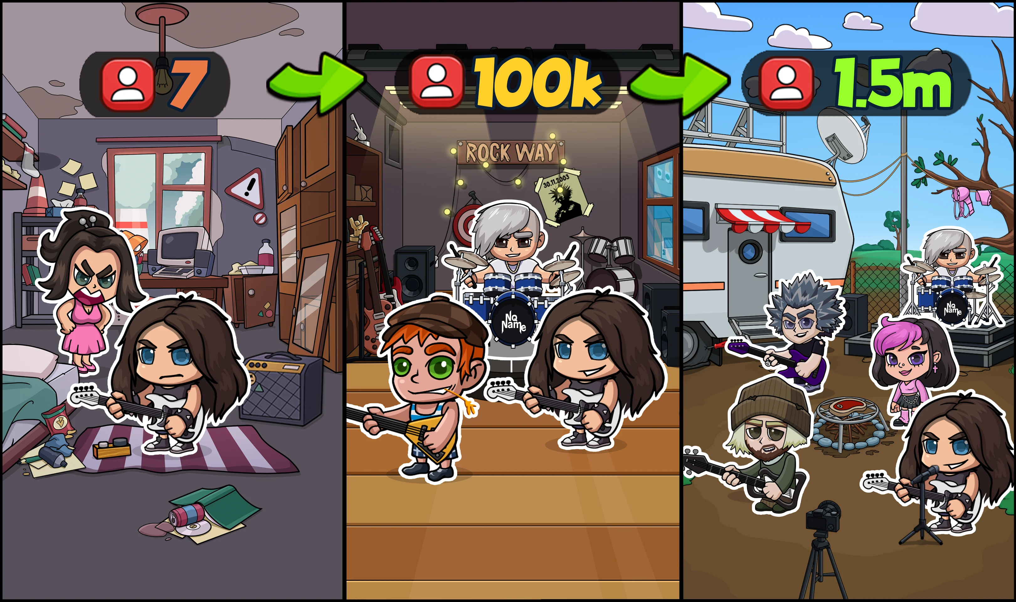 Rock Way: Rock Band Simulator screenshot